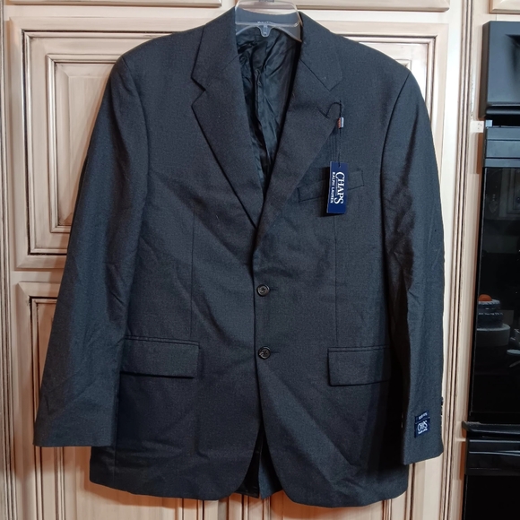 Chaps Ralph Lauren‎ Charcoal Blazer! Size 40R NWT!